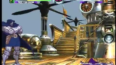 Mvc2 Azut (Sent,Strider,Doom) vs Dominator (Santhrax) 29.1.12 part 1.mpg