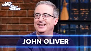 John Oliver on His Wife