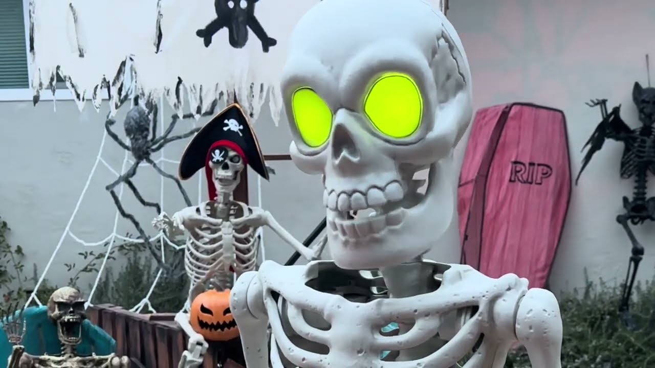 Hyde & EEK! Бутиковая анимированная эксклюзивная фигурка скелета-мишени. Распаковка и обзор!