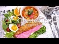 【料理音】遅く起きた朝は… ミネストローネ＆クロワッサン