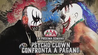 Psycho clown cara a cara con pagano 