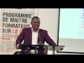 MOT DE CLÔTURE ET REMISE DE DIPLÔMES DU SECRÉTAIRE EXÉCUTIF DU CICC AUX PARTICIPANTS DU MTP