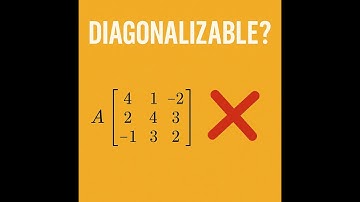 How to Diagonalize a 3x3 Matrix