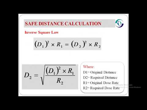 Radiography Safe Distance Chart