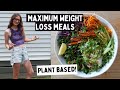 Delicious vegan weight loss meals in UNDER 15 MINUTES//3 easy vegan recipes