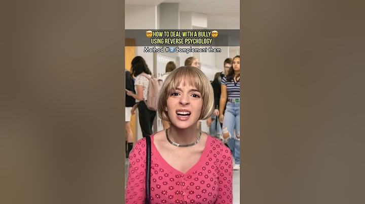 How to deal with a bully using reverse psychology🤯