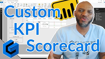 Power BI: Build a custom KPI scorecard