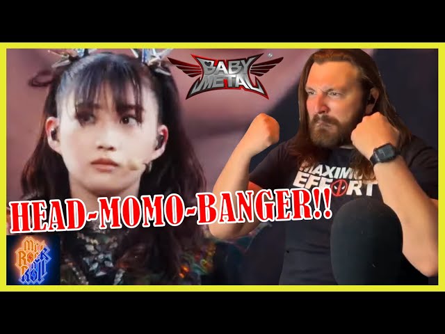 SHE GROWLED THE PART!! | Babymetal Momobanger | Live | Legend MM ] at Yokohama Arena | REACTION class=