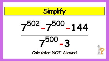 🔴Calculator NOT Allowed | Solving Algebra Math Simplification | Elementary School Math Olympiad