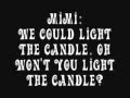 Rent light my candle lyrics