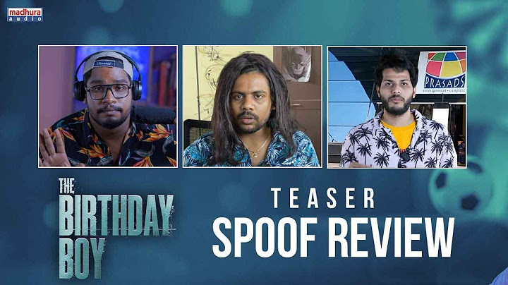 The Birthday Boy SPOOF Teaser Review | Ravi Krishna,RajeevKankala | Whisky | Bharath | Madhura Audio
