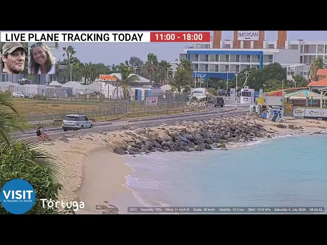 ✈️ LIVE July 4 | Maho Beach Plane Spotting | SXM Airport St