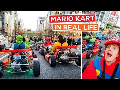 Video: Je Kunt Mario Kart In Het Echt Met Je Vrienden Spelen In Japan