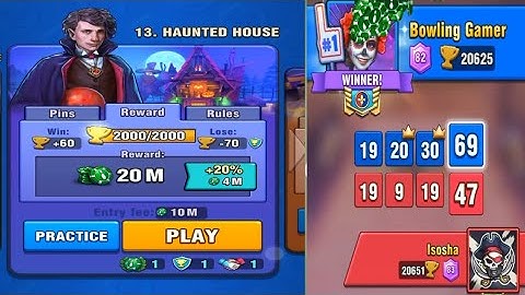 bowling Crew-3D HAUNTED HOUSE gameplay #bowling #3d #bowlingcrew #latest #gameplay #like #fortune