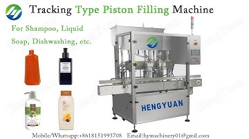 Automatic Efficient Tracking Type 100-1000ml Servo Motor Driving Hand Sanitizer Filling Machine