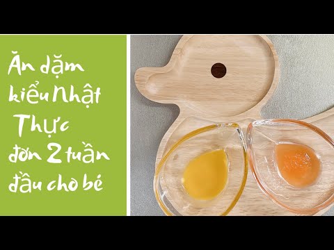 Video [Ăn dặm kiểu Nhật #2] Thực đơn 2tuần đầu của Yuina(... - YouTube