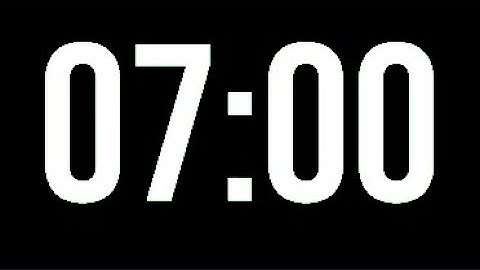 7 Minute Timer - 420 Seconds Countdown