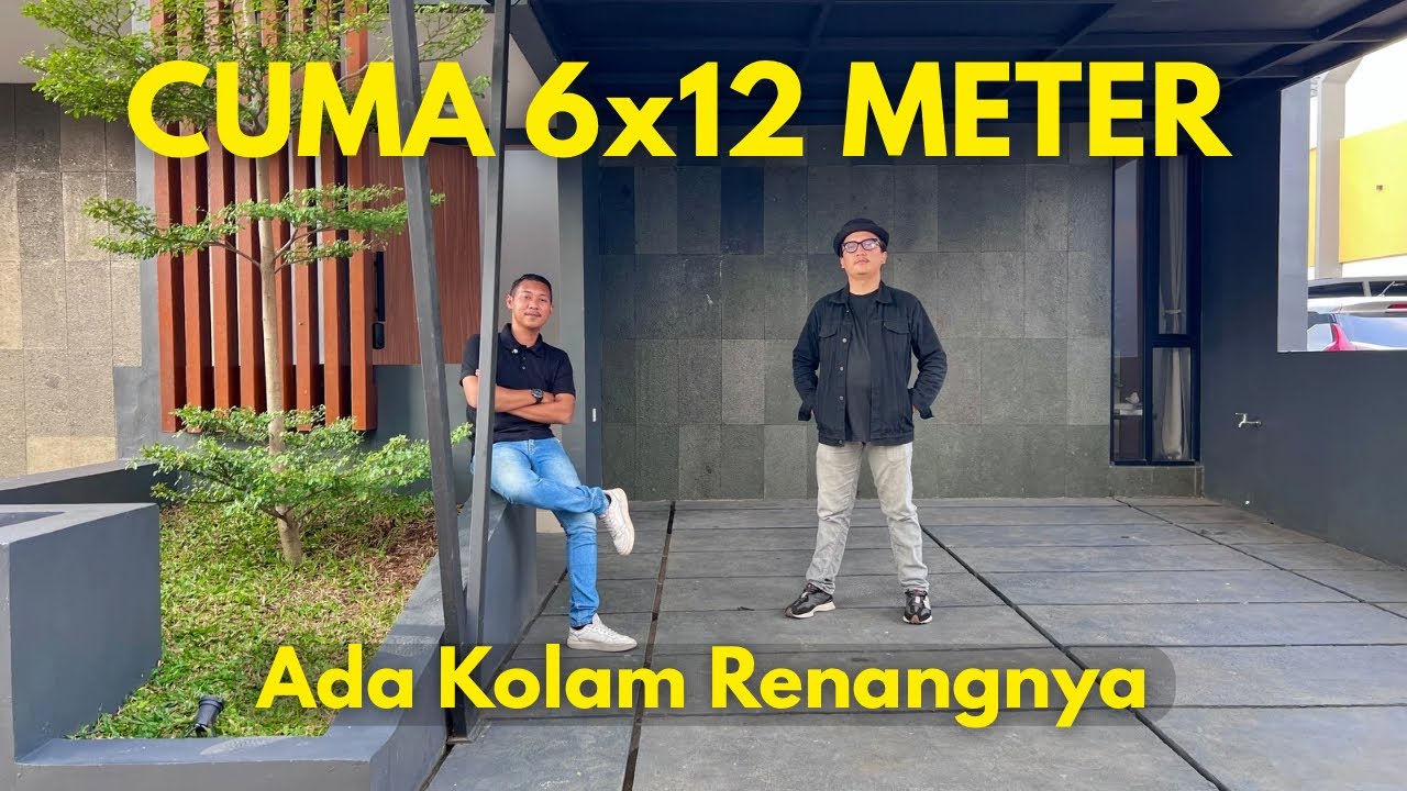 RUMAH 6x12 METER TAPI ADA KOLAM RENANGNYA😱 