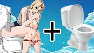 Naruto characters toilet mode