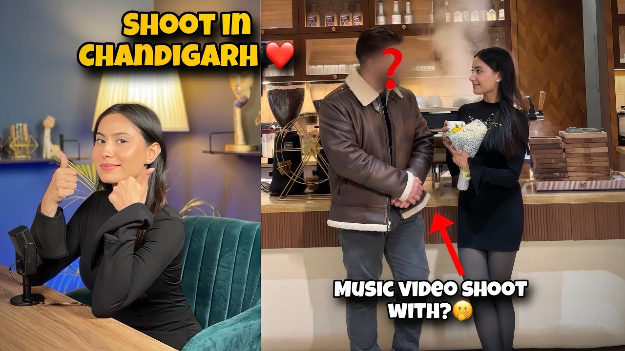 SHOOT IN CHANDIGARH ❤️ LOOK WHO I MET? 👀 