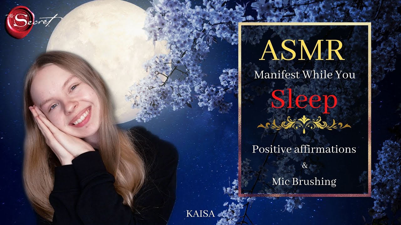 ASMR Manifest While You Sleep | Positive Affirmations & Mic Brushing ...