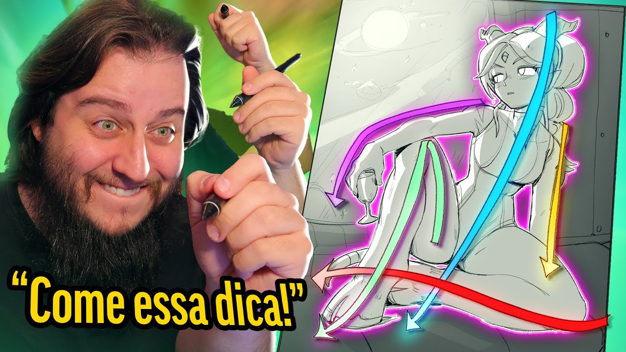 Pediram DICA de uma COISA, mas eu FALEI DE OUTRA! #dicadedesenho