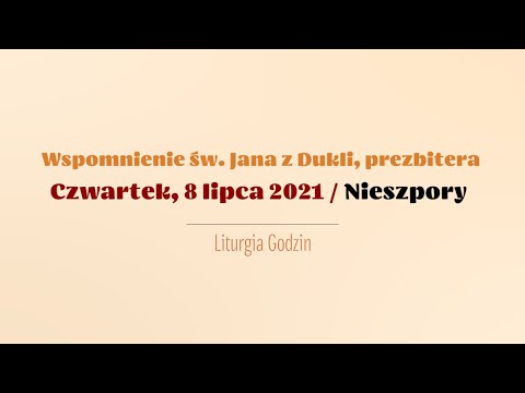 #Nieszpory | 8