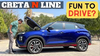 2024 Hyundai Creta N Line N10 Manual Review || Fun to Drive? Includes 0-100 Run || Top Turbo Model