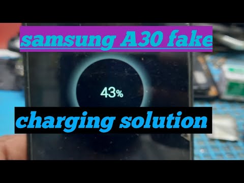 Samsung A30 fake charging solution