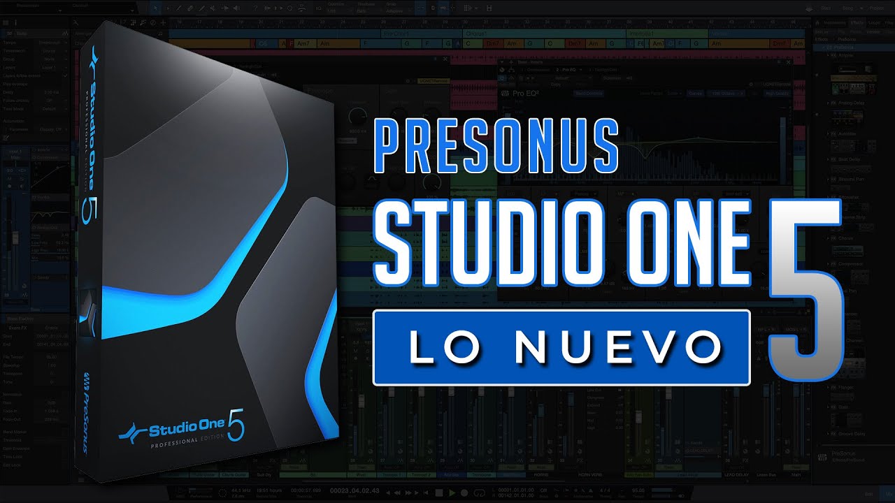 Presonus Studio One 5 - Sencillamente Genial - YouTube