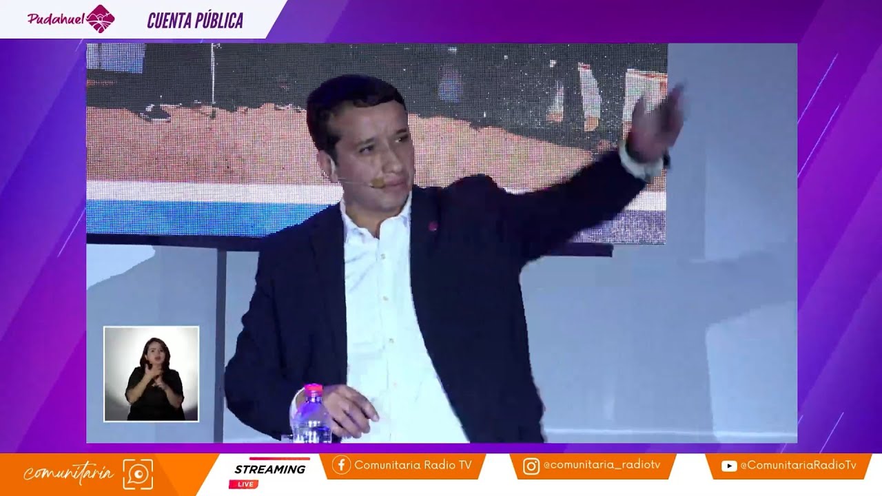Cuenta pública oficial Pudahuel 2022 Primera transmisión en vivo