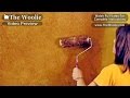 Quick - Sponge Roller Paint Technique Faux Painting Techniques  (How To Paint Walls) #FauxPainting