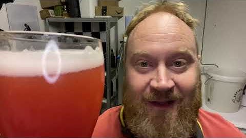 Raspberry wheat beer grain to glass 🍺