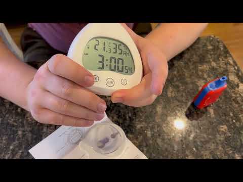 Lancoon Waterproof Digital Clock with Sucker Hook Bracket B0B8NDBBLX
