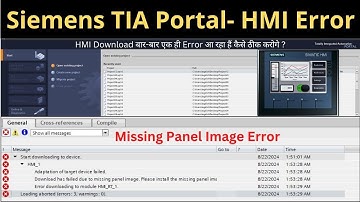 Fix Siemens HMI Missing Panel Image Error in Hindi | Learn EEE
