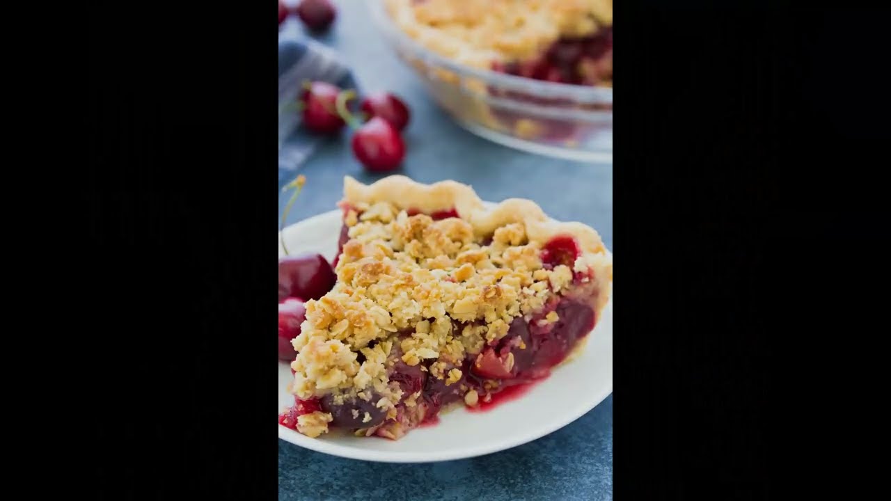 Papaws Cherry Crumble Pie