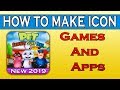 How To Make icon Apps And Games in Photoshop Urdu/Hindi By Zakria 2019