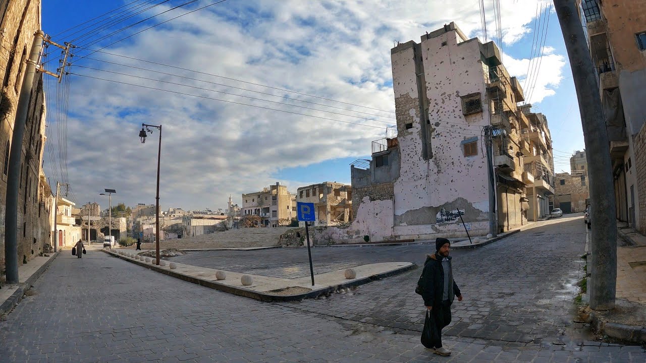 Aleppo (Syria), Almaji Walking Tour [4K:60fps] | حلب, حي الألمجي