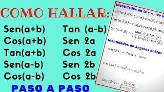 ✍ Dados Cos a=5/13 y Sen b=3/5 😲[SUMA RESTA De Ángulos TRIGONOMETRÍA]