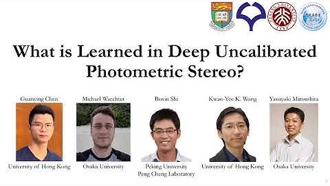 What is Learned in Deep Uncalibrated Photometric Stereo? ECCV 2020