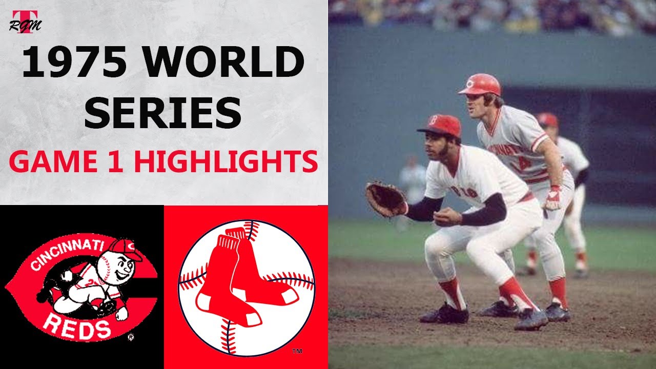 1975 World Series 1 Reds vs. Boston Red Sox -