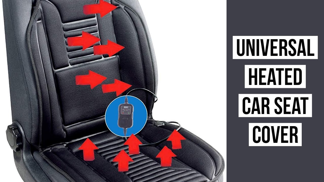 Sojoy Seat Cover ▻ Universal 12V Heated Car Seat ◅ Heated Car Seat Cushion  