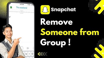 How To Remove Someone From Snapchat Group !