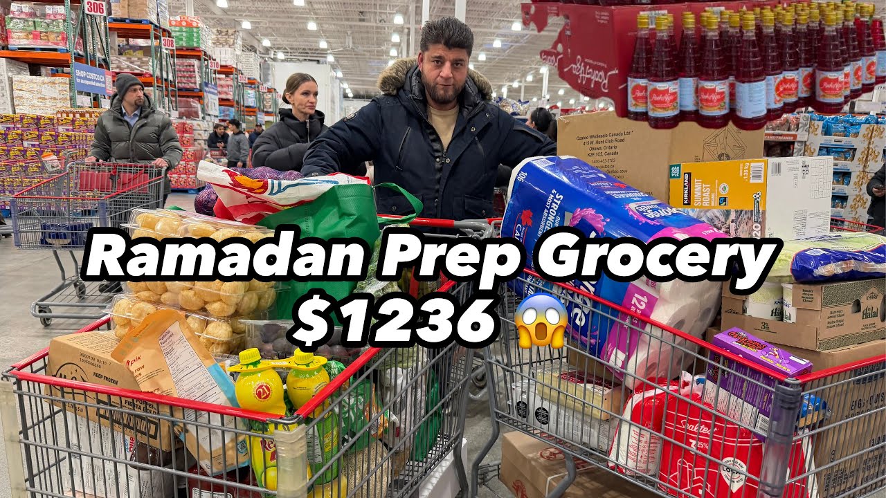 Pre Ramadan Grocery From Costco | Grocery Shopping With Husband 