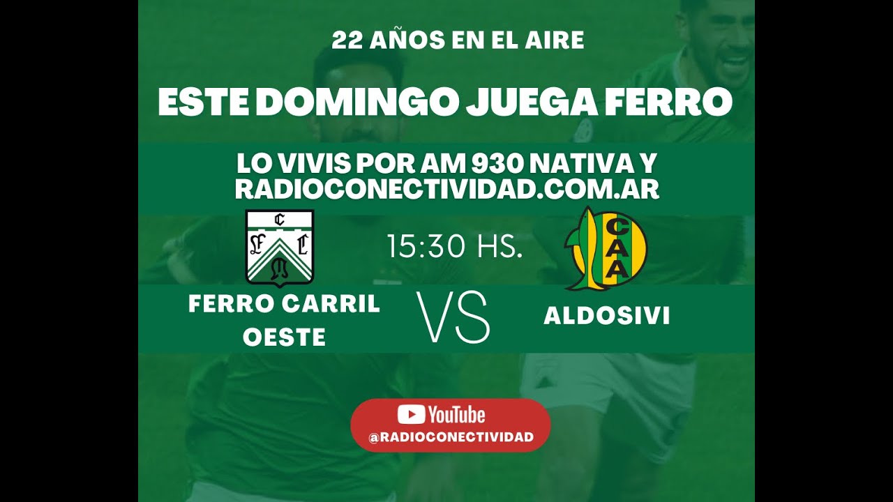 Ferro Carril Oeste General Pico - CA Aldosivi score ≻ 15.10.2023