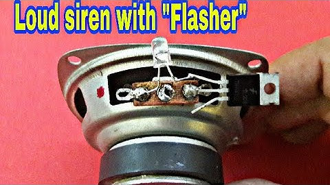 Siren & RGB LED Flasher (using only 2 part)
