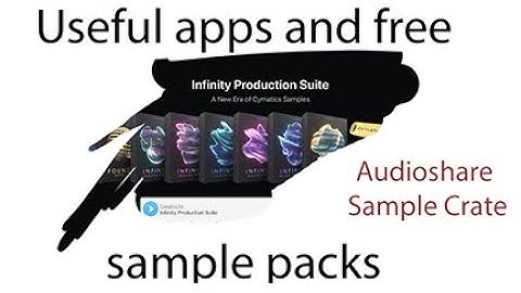 Useful apps for organizing samples on the iOS and free sample packs