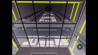 Cortex traction elevators @ the cortex elevator building in roblox