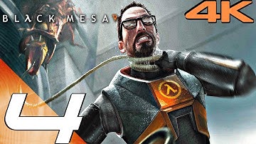 BLACK MESA - Gameplay Walkthrough Part 4 - Apprehension [4K 60FPS] Half-Life Remake