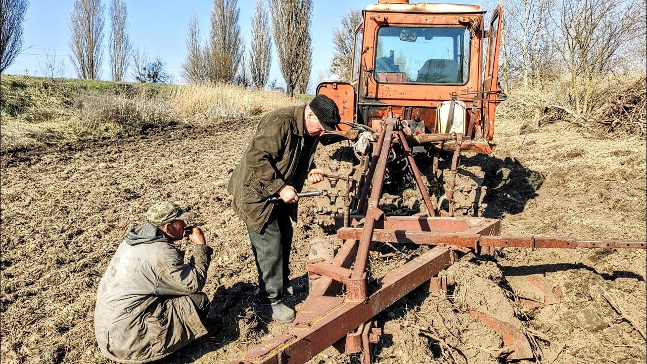 Все буде Україна! Орали ДТ 75 пробило прокладку. Масло витекло. Ремонт ...